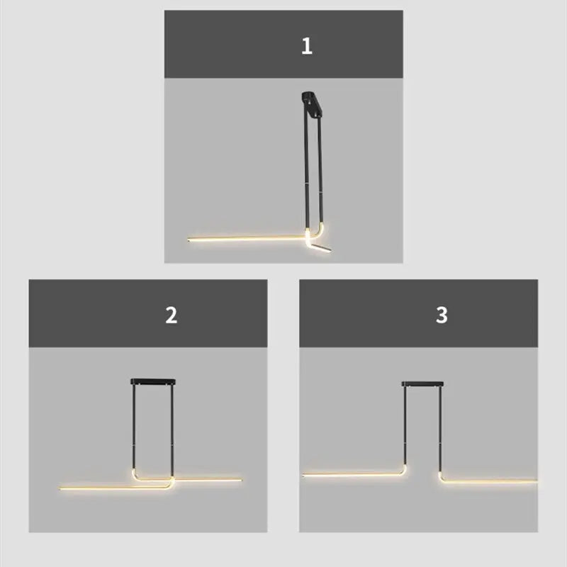 Modern Minimalist Dining Table LED Island Pendant Lamp Marny SPINGAR.COM