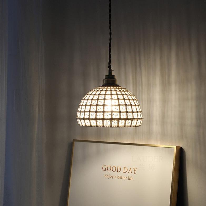 Modern LED pendant lamp in ceramic style Agda SPINGAR.COM