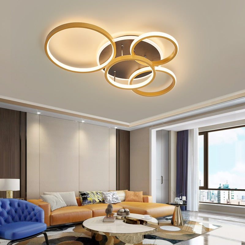 Modern Dimmable LED Ceiling Lamp Dave SPINGAR.COM