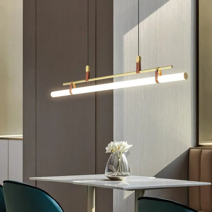 Minimalist Design Long Tube Kitchen/bar/office Island Lamp Saadia SPINGAR.COM