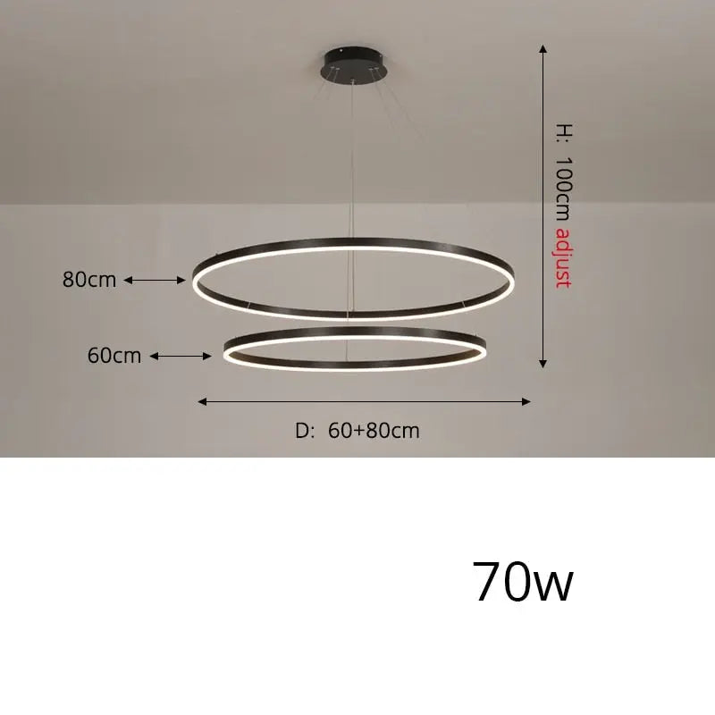 Luxury Dimmable LED Pendant Lamp Elín SPINGAR.COM