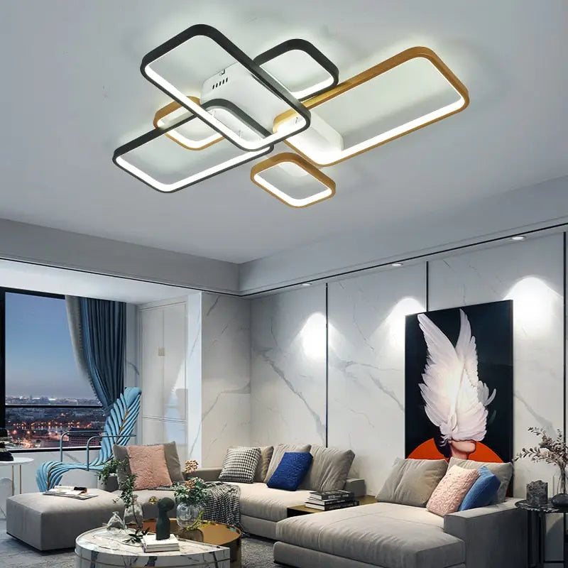 Modern LED Ceiling Lamp Leevi SPINGAR.COM