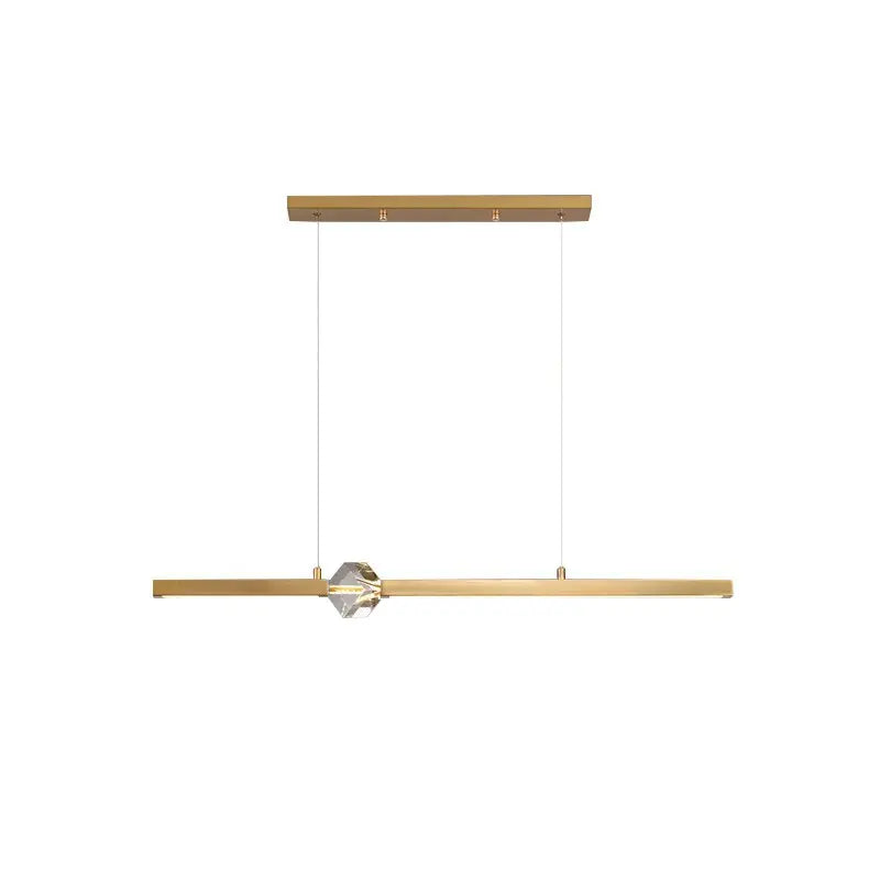 Minimalist Luxury Crystal DinnigvTable LED Island Pendant Lamp Ebbe SPINGAR.COM