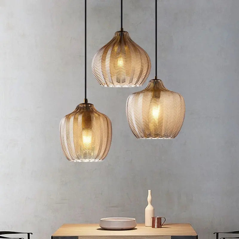 Glass Ball LED Pendant Lamp Malthe SPINGAR.COM