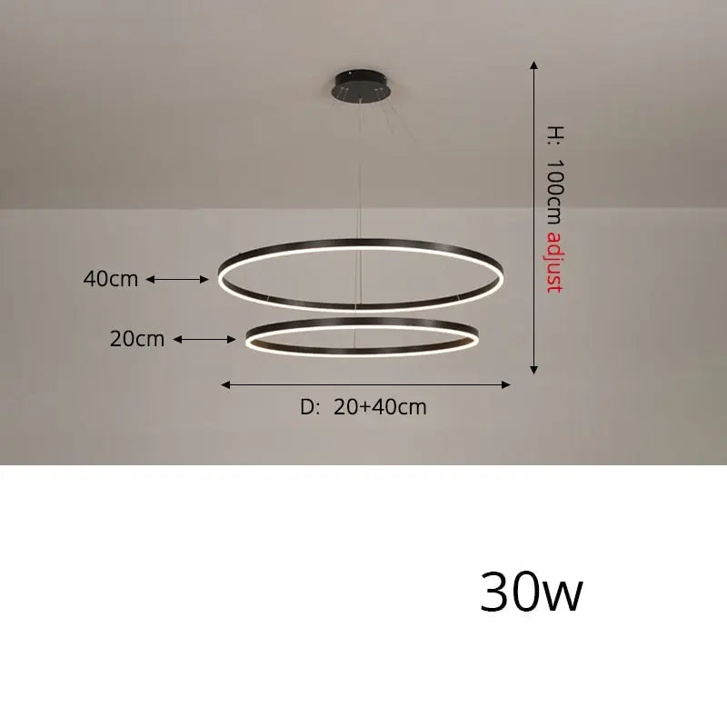 Luxury Dimmable LED Pendant Lamp Elín SPINGAR.COM