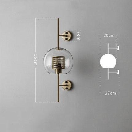 Industrial Vintage Scandinavian Design LED Wall Lamp Donna. SPINGAR.COM