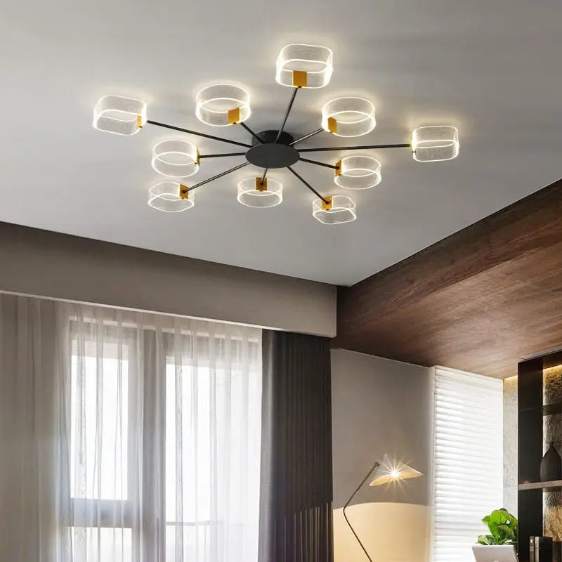 Modern Dimmable LED Ceiling Lamp Kaia SPINGAR.COM