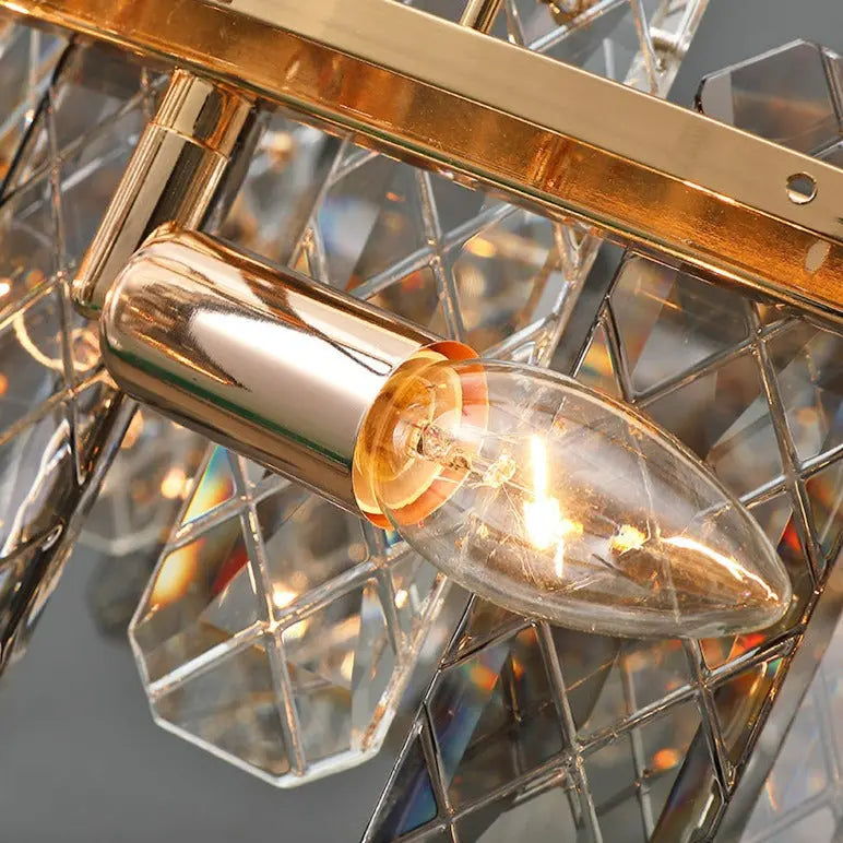 Smoke Grey Crystal Chandelier Timothy™ SPINGAR.COM