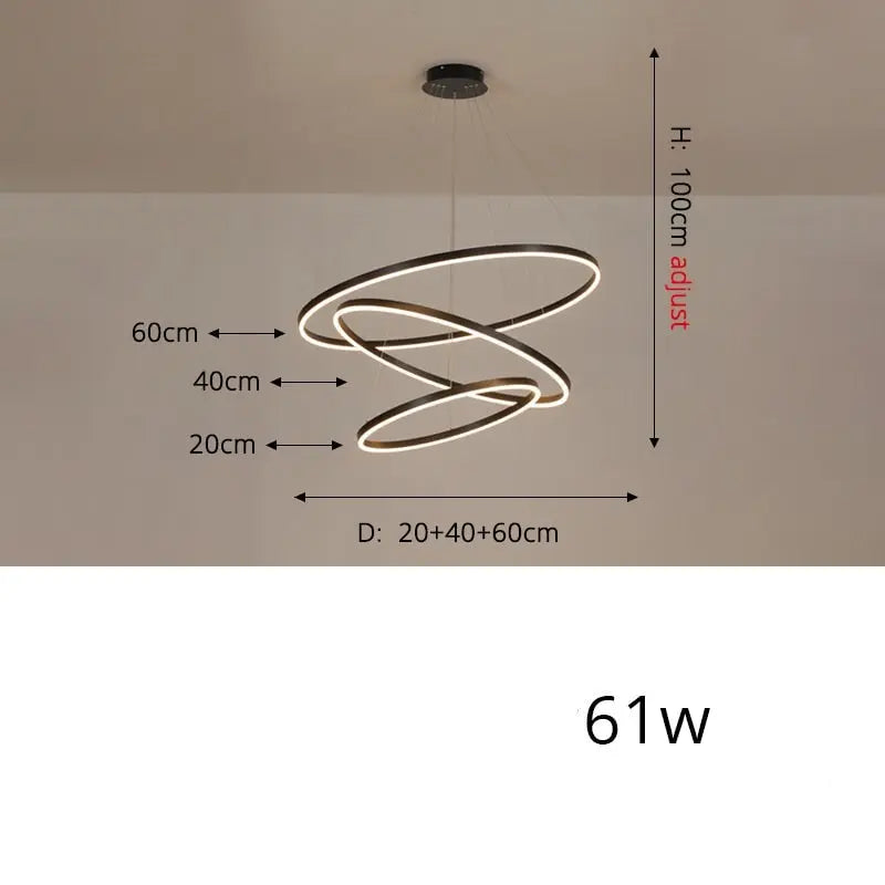 Luxury Dimmable LED Pendant Lamp Elín SPINGAR.COM