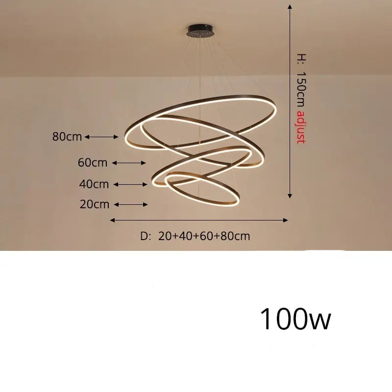 Luxury Dimmable LED Pendant Lamp Elín SPINGAR.COM