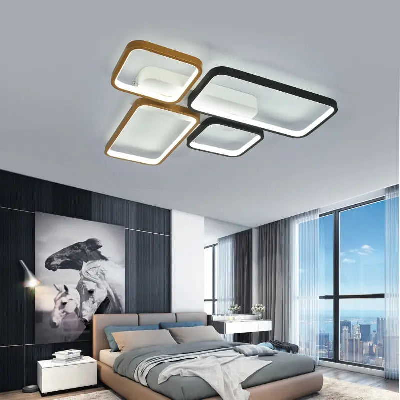Modern LED Ceiling Lamp Leevi SPINGAR.COM