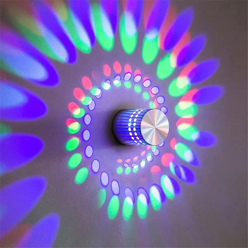 Smart Spiral Hole LED RGB Wall Lamp Lieke™ Spingar.com