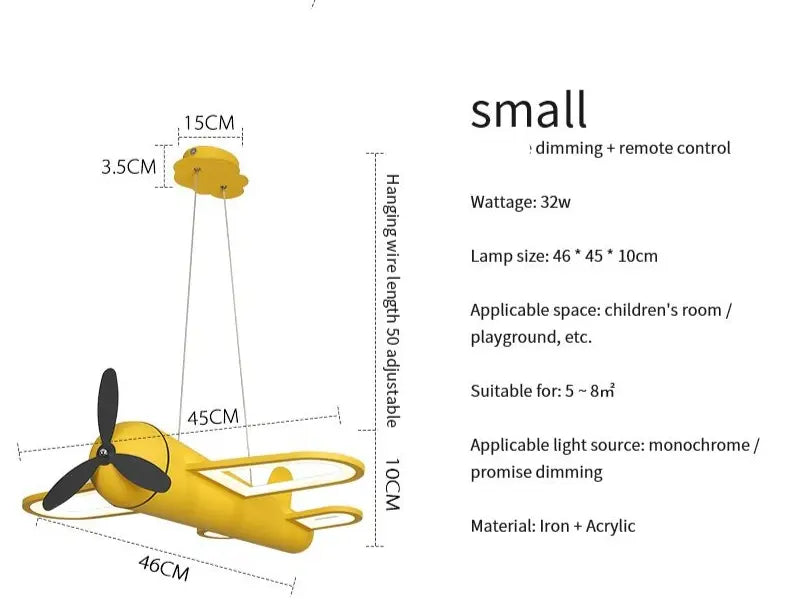 Airplane LED Pendant Lamp Bill™ Spingar.com