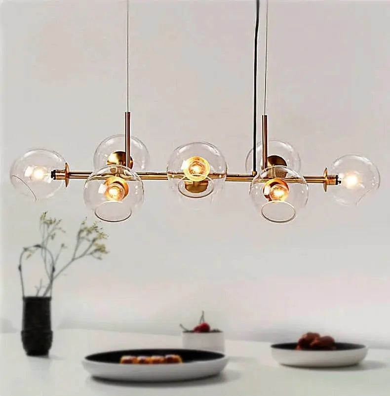 Glass Ball LED Island Pendant Lamp Gabriele™ Spingar.com