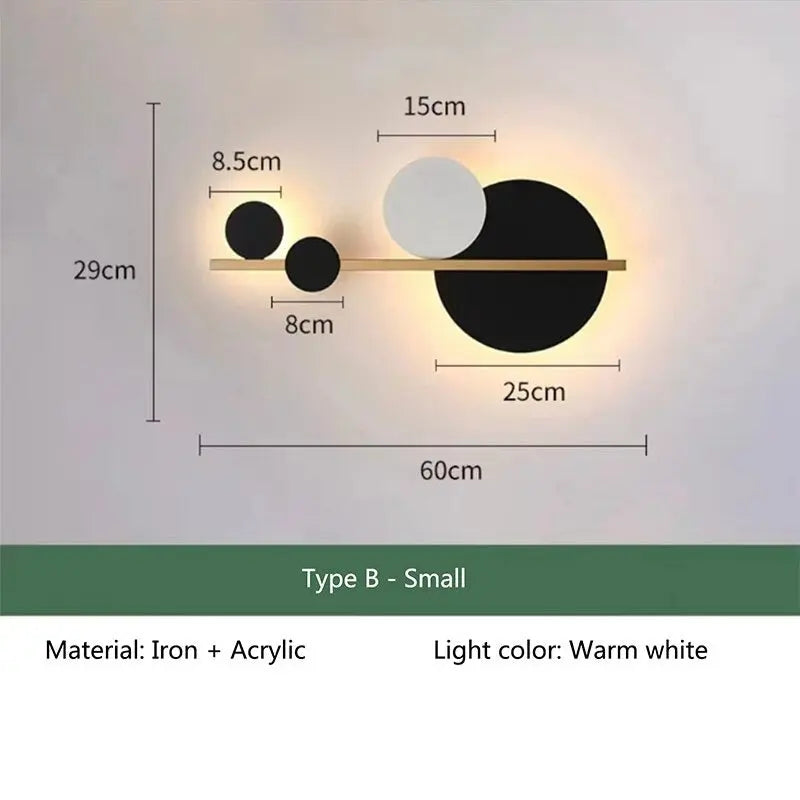 Nordic Art LED Wall Lamp Ebba SPINGAR.COM