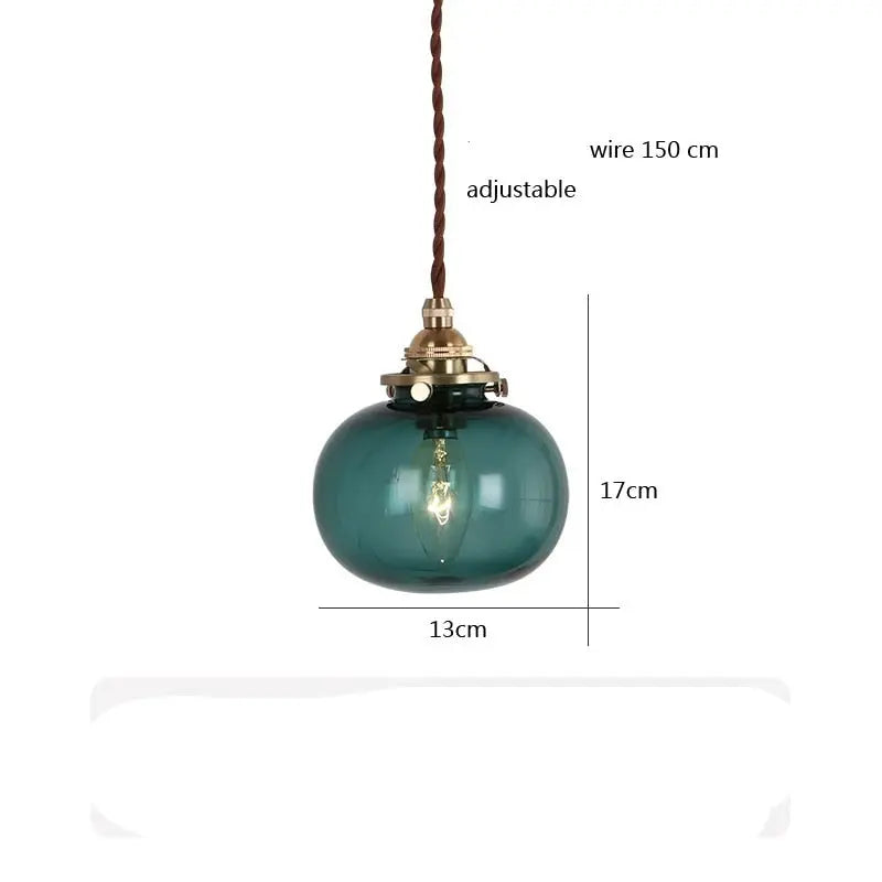 Retro Glass Pendant Lamp Steffen SPINGAR.COM