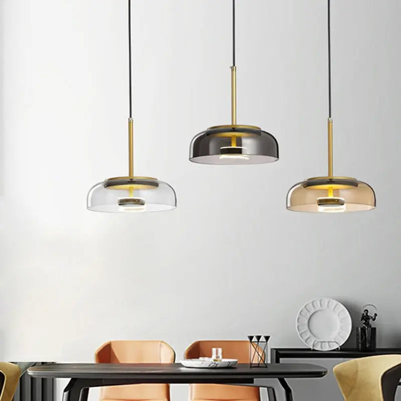 Modern Glass LED Pendant Lamp Orsola SPINGAR.COM