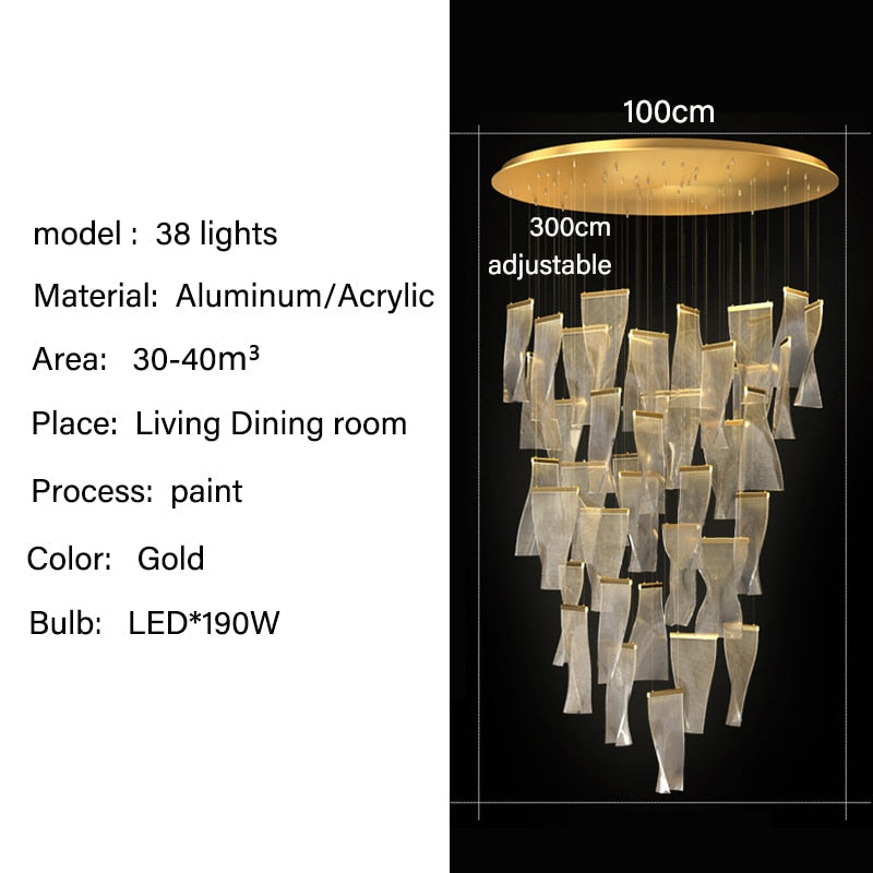 Postmodern Luxury LED Chandelier Joseph™ Spingar.com