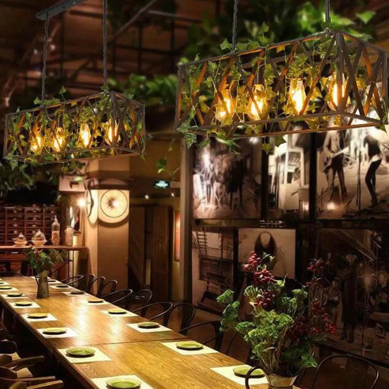 Industrial Vintage LED Island Pendant Lamp Larry SPINGAR.COM