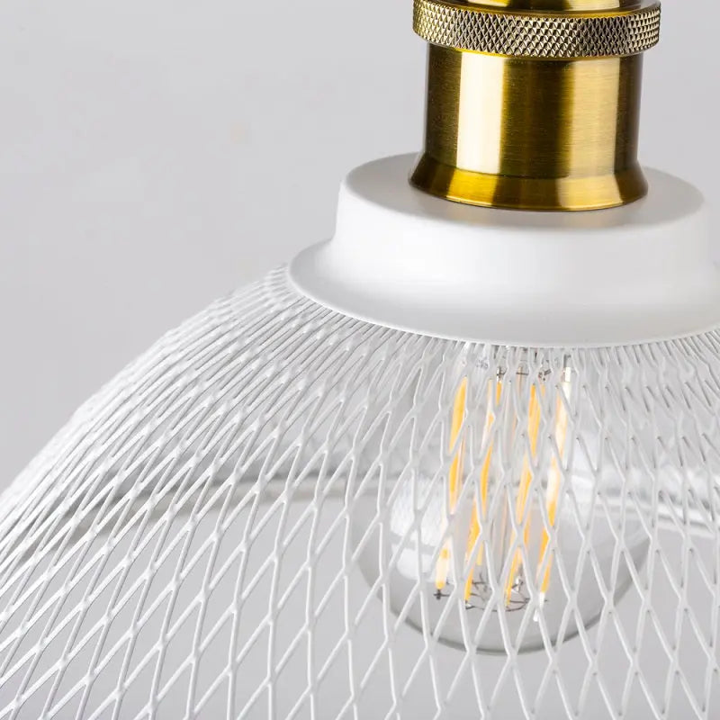 Vintage Retro Iron Net Cage LED Pendant Lamp Lilja SPINGAR.COM