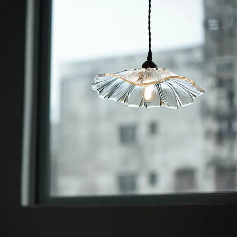 Modern Glass Flower LED Pendant Lamp Solveig SPINGAR.COM