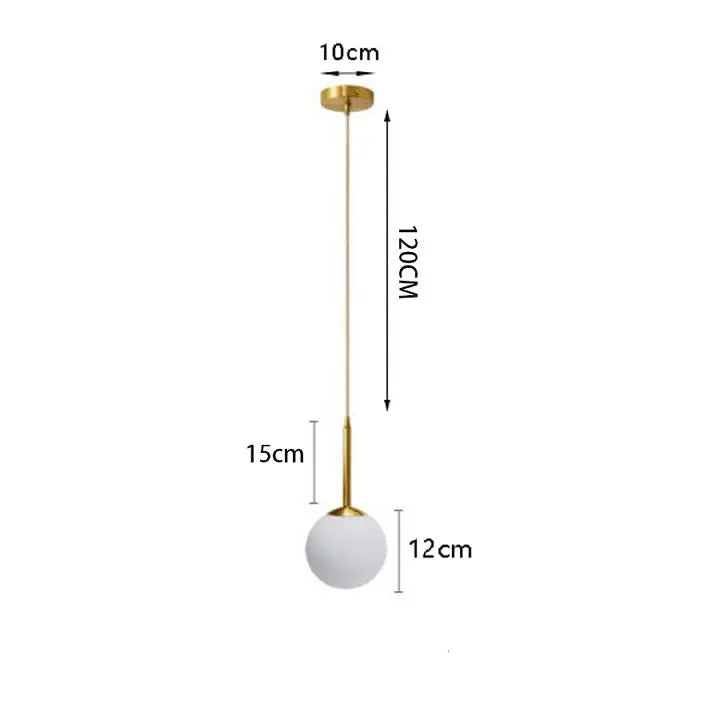 Nordic Bedside LED Pendant Lamp Villum SPINGAR.COM