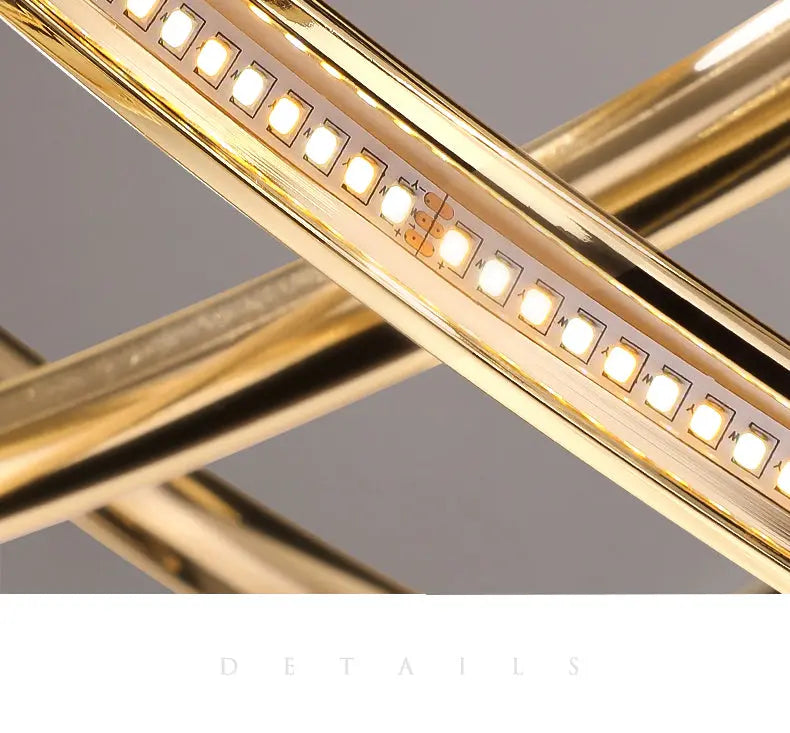 Gold Finished Scandinavian Design Modern Dimmable LED Pendant Lamp Mette SPINGAR.COM