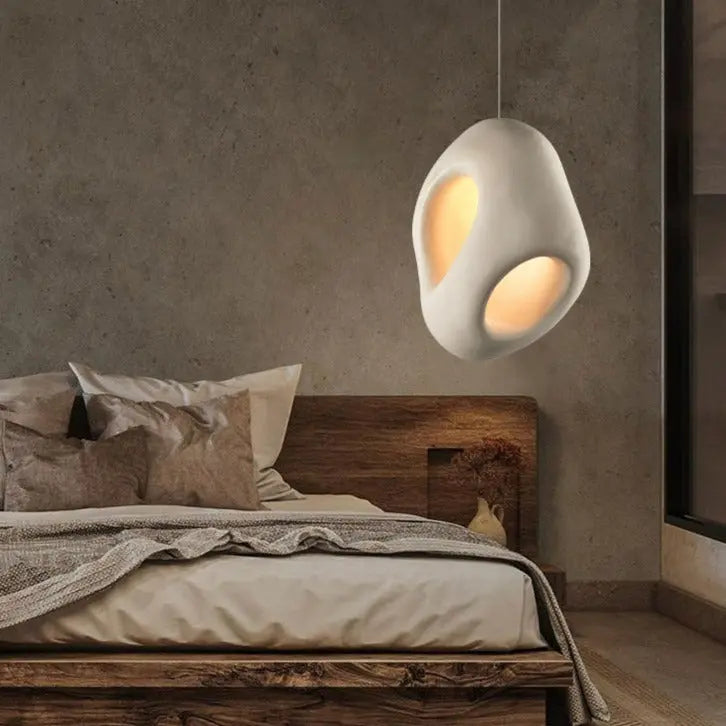 Handmade Wabi Sabi Japan Style LED Pendant Lamp Mitsu SPINGAR.COM