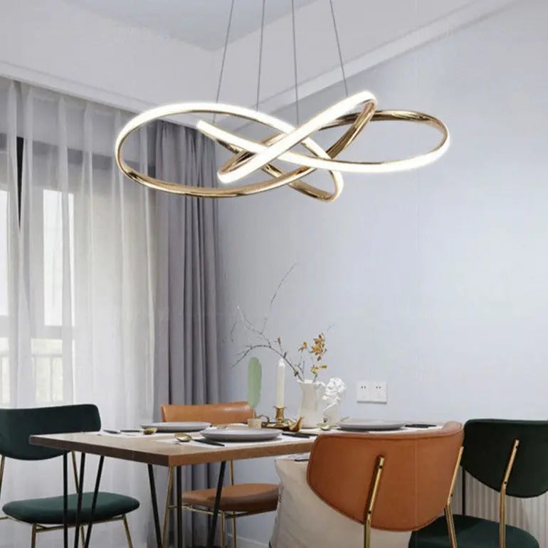 Gold Finished Scandinavian Design Modern Dimmable LED Pendant Lamp Mette SPINGAR.COM