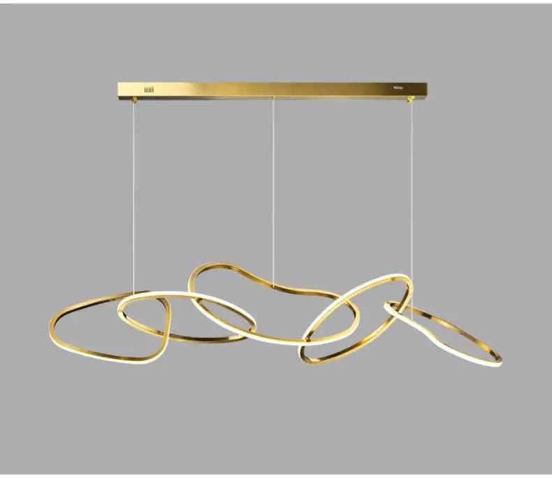 Modern Creative Circle LED Island Pendant Lamp Ashby SPINGAR.COM