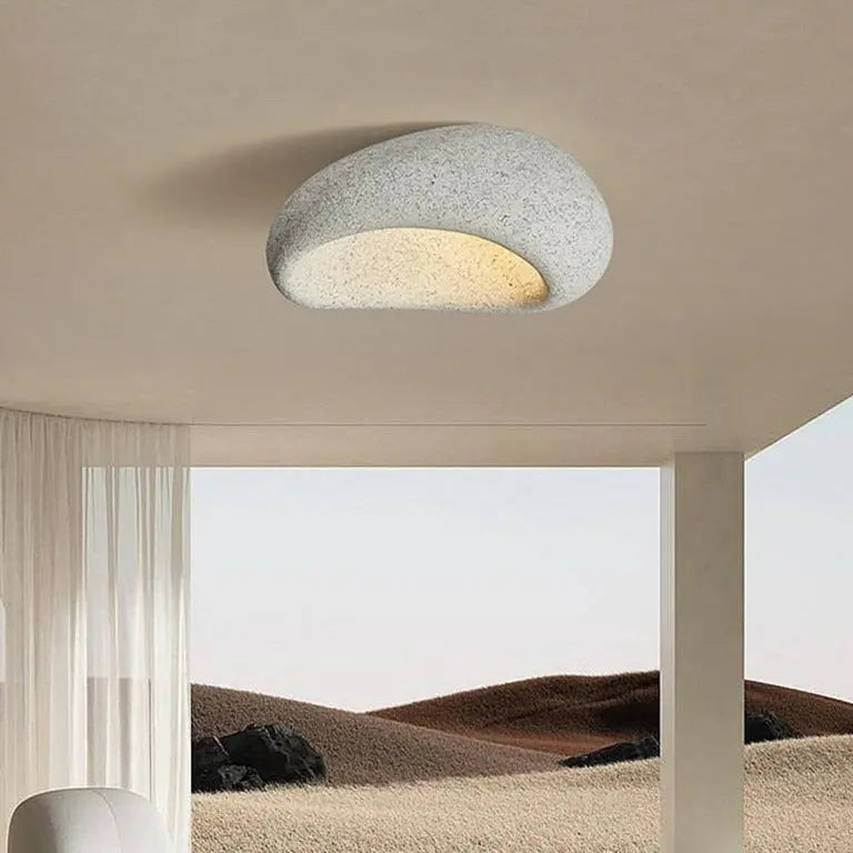 Handmade Wabi-Sabi LED Ceiling Lamp Kai SPINGAR.COM