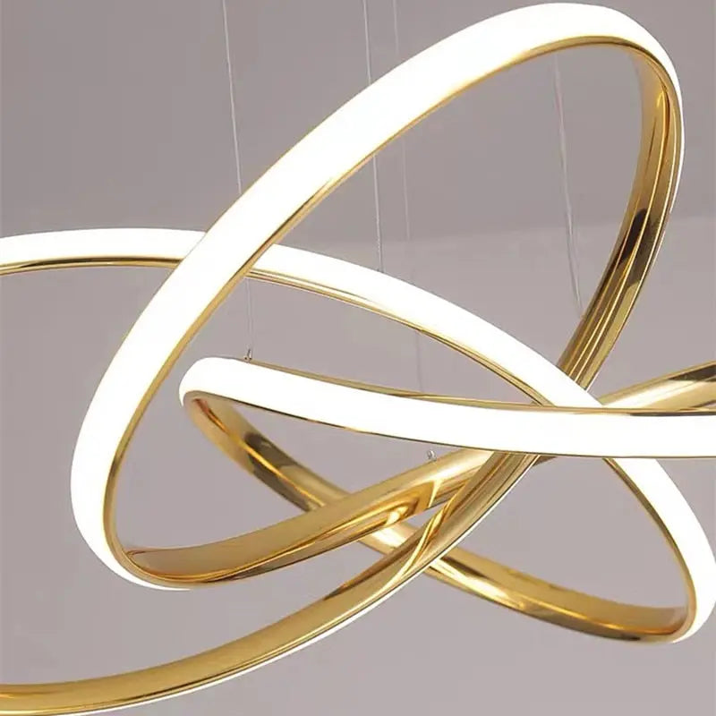 Gold Finished Scandinavian Design Modern Dimmable LED Pendant Lamp Mette SPINGAR.COM