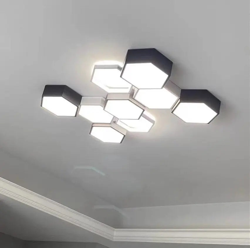 Unique Honeycomb Dimmable LED Ceiling Lamp Vilhelm SPINGAR.COM