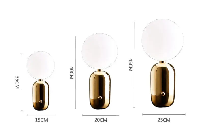 Modern Scandinavian Design Bedside/ Table Lamp Waylon SPINGAR.COM