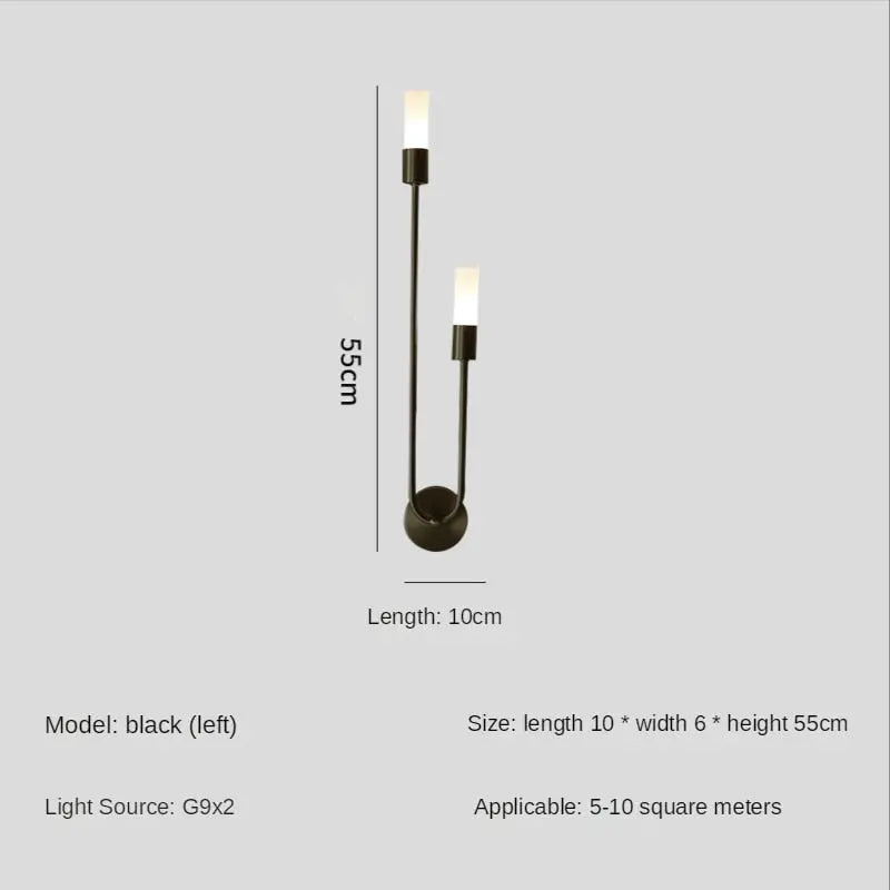 Postmodern LED Copper Wall Lamp Rakel SPINGAR.COM