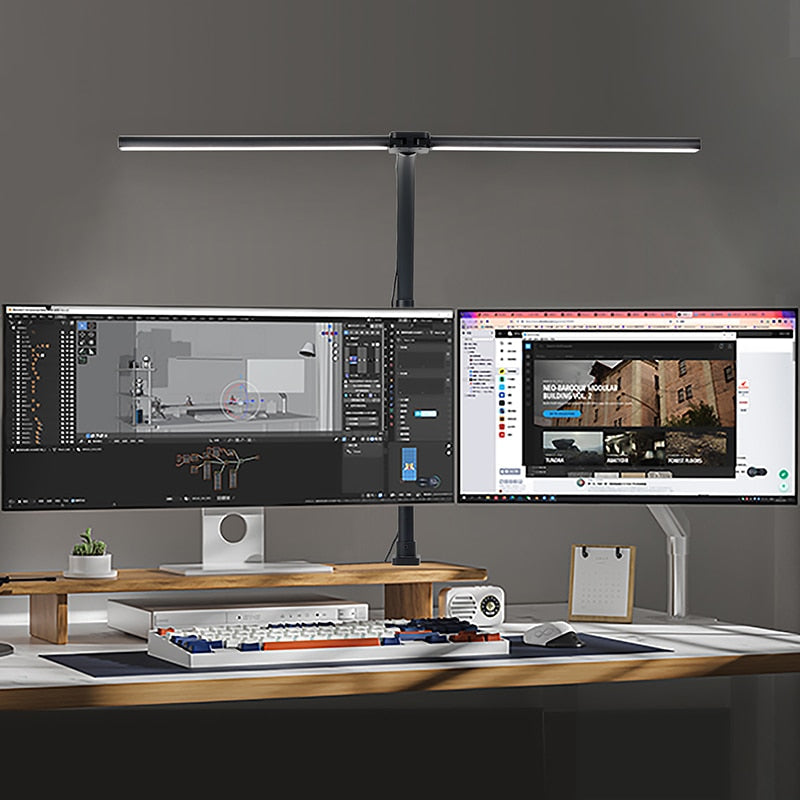Flexible Double Head Dimmable LED Desk Lamp Lida SPINGAR.COM
