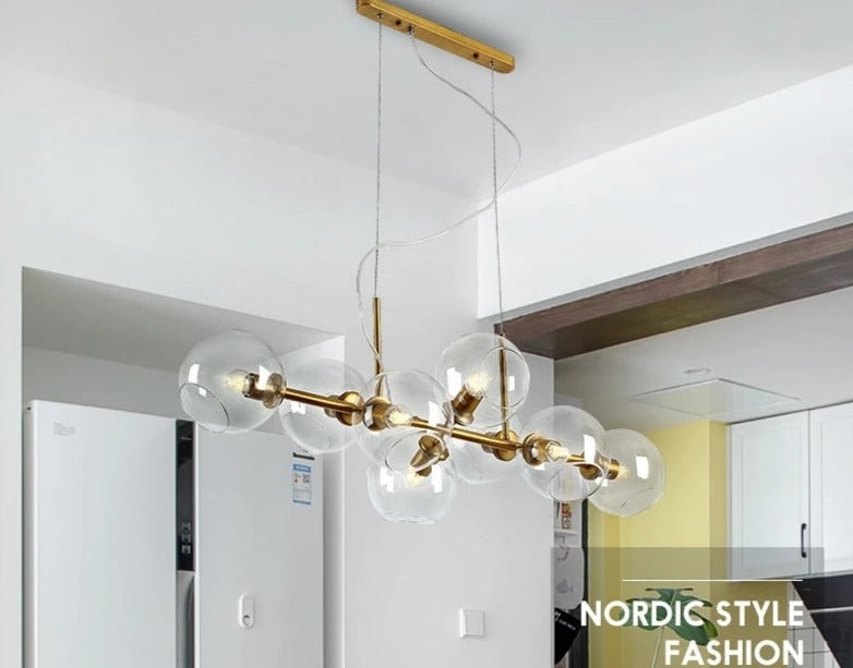 Glass Ball LED Island Pendant Lamp Gabriele™ Spingar.com