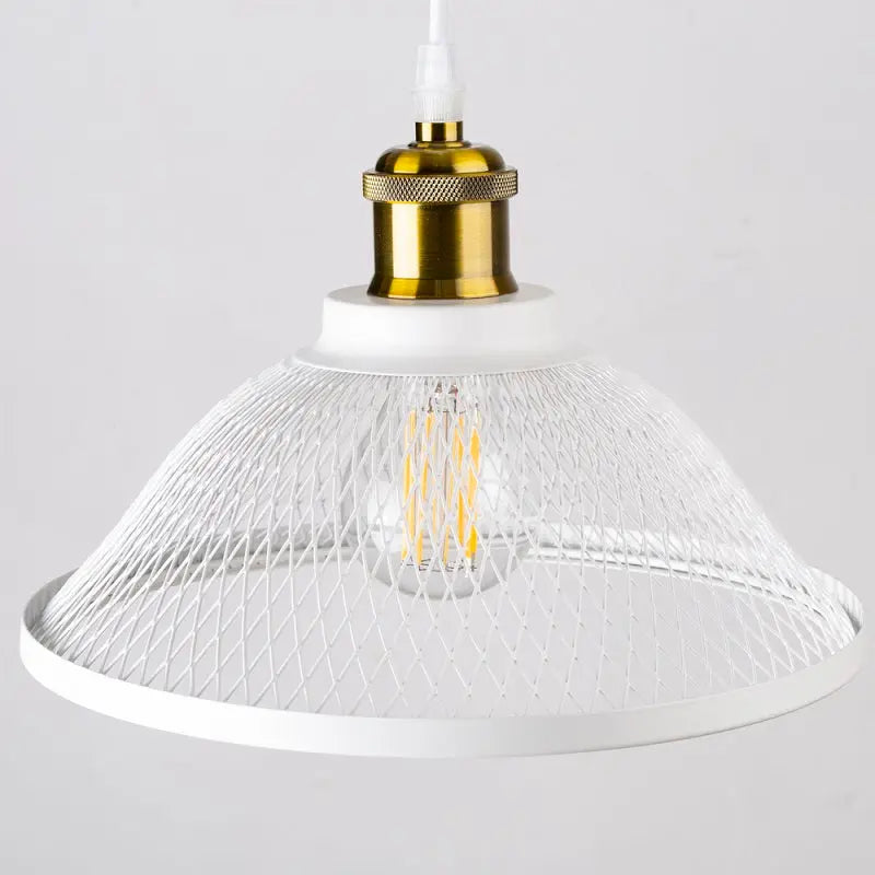 Vintage Retro Iron Net Cage LED Pendant Lamp Lilja SPINGAR.COM