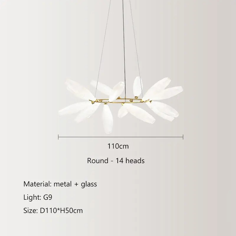 Nordic Minimalist Glass Shade LED Island Pendant Lamp Sverre SPINGAR.COM