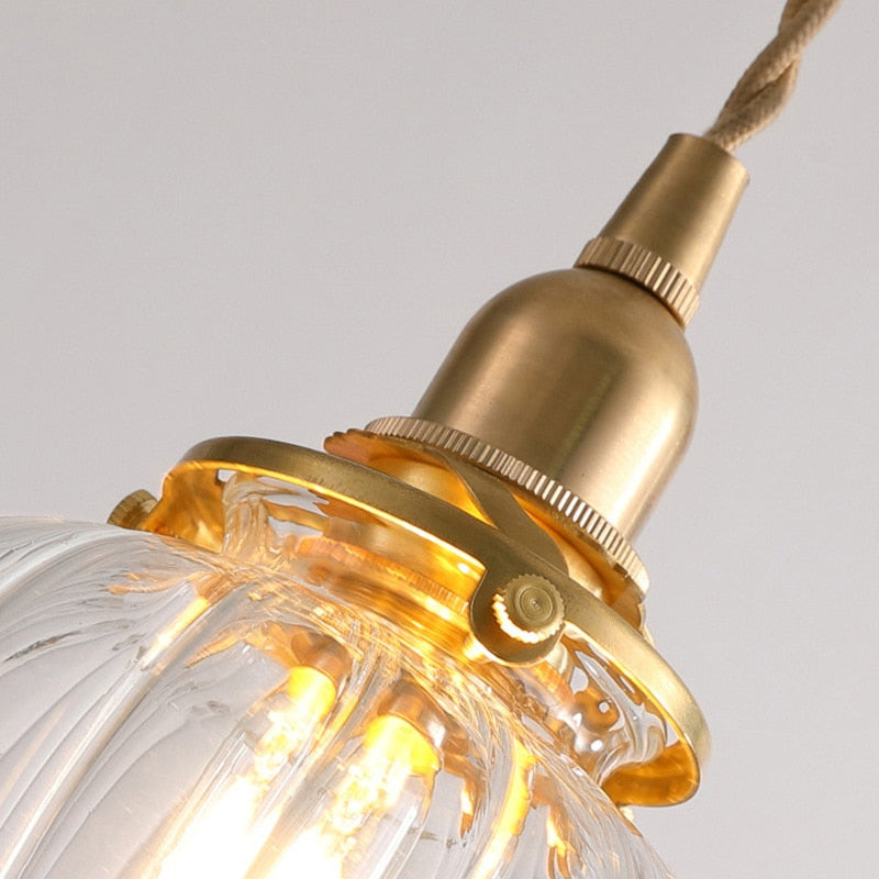 Retro Glass Pendant Lamp Steffen SPINGAR.COM