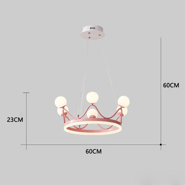 Modern Luxury Crown LED Pendant Lamp Empress™ Spingar.com