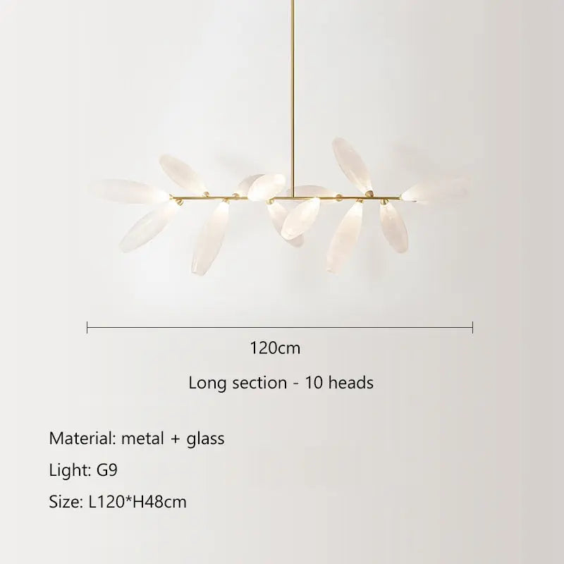 Nordic Minimalist Glass Shade LED Island Pendant Lamp Sverre SPINGAR.COM
