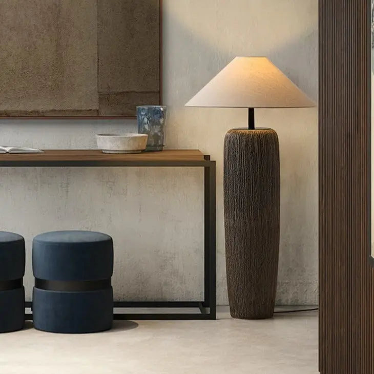 Japanese Antique Pottery Pot Floor Lamp Hedda SPINGAR.COM