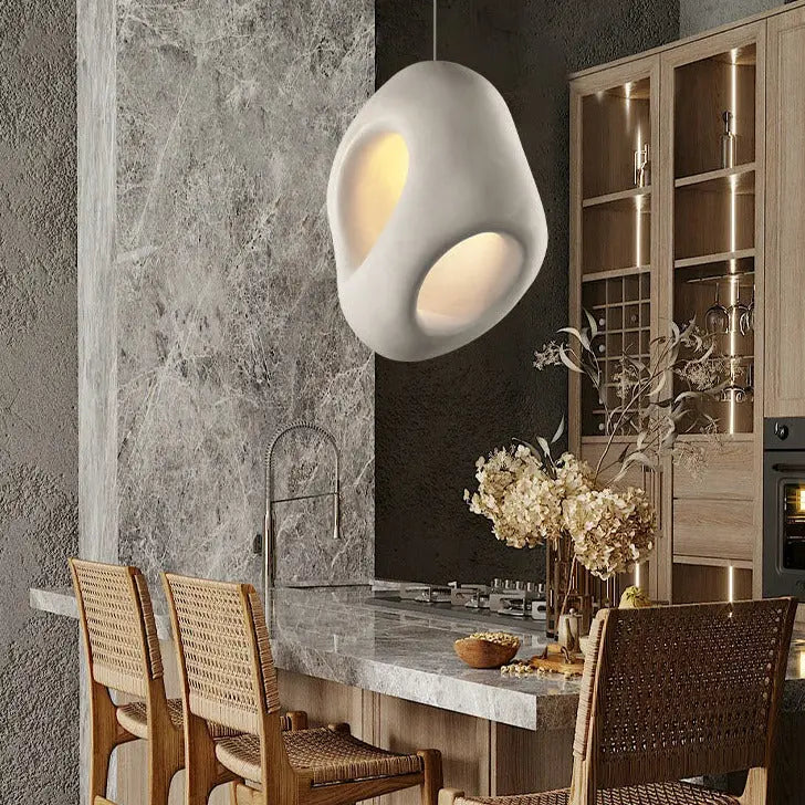 Handmade Wabi Sabi Japan Style LED Pendant Lamp Mitsu SPINGAR.COM