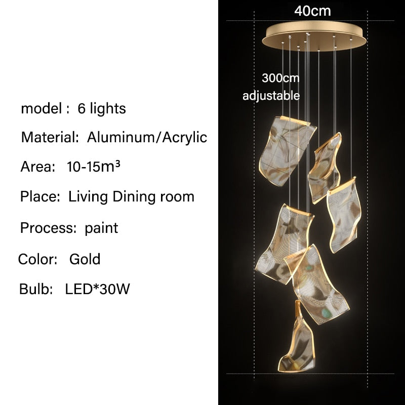 Postmodern Luxury LED Chandelier Joseph™ Spingar.com