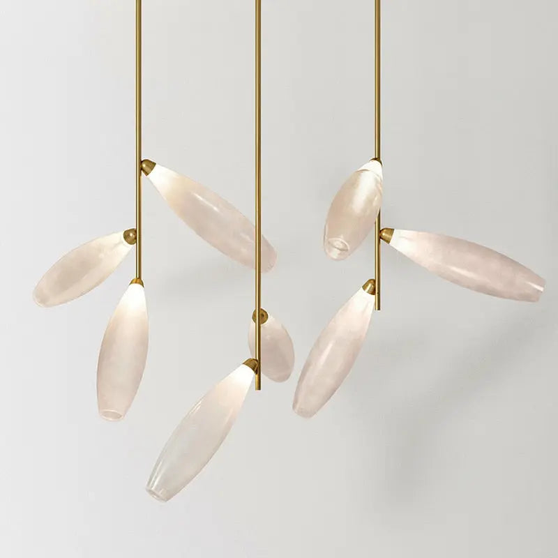 Nordic Minimalist Glass Shade LED Island Pendant Lamp Sverre SPINGAR.COM