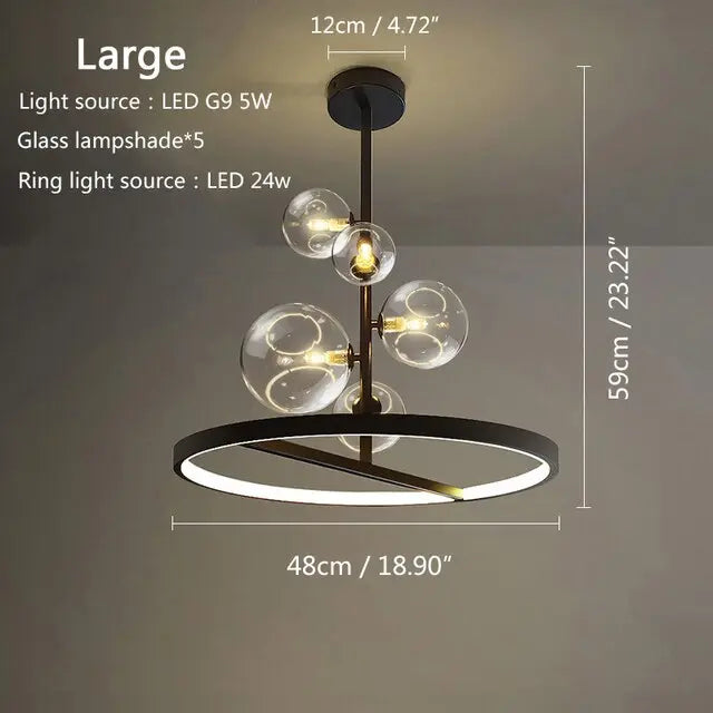 Nordic Art LED Pendant Lamp Zayden™ Spingar.com