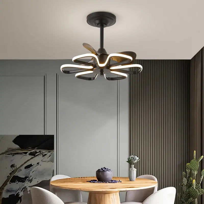 New Design LED Pendant Fan Lamp Viola SPINGAR.COM