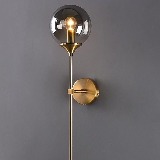 Modern LED Glass Ball Wall Light Noah™ Spingar.com