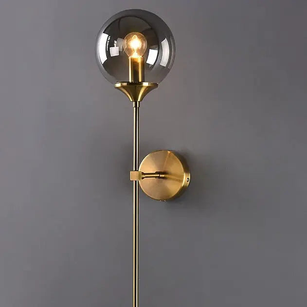 Modern LED Glass Ball Wall Light Noah™ Spingar.com